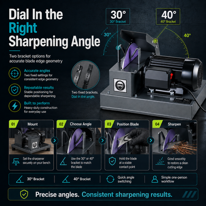 Electric Lawn Mower Blade Sharpener Adjustable