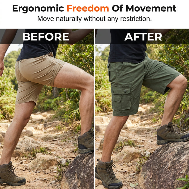 🩳【Get 50% off your second item】🏕️Men's Outdoor Cargo Shorts – Multi-Pocket & Breathable