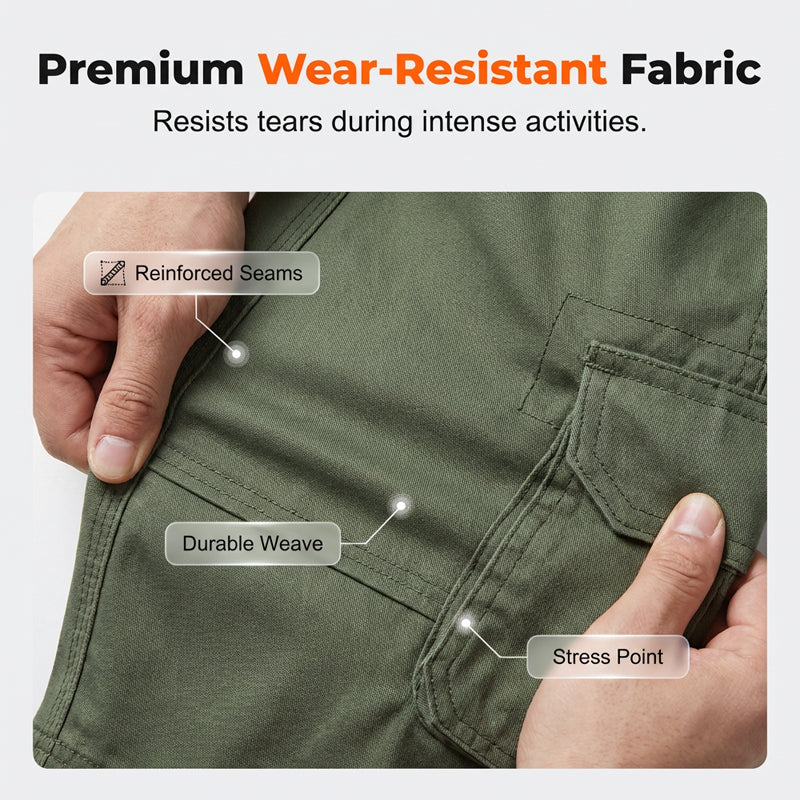 🩳【Get 50% off your second item】🏕️Men's Outdoor Cargo Shorts – Multi-Pocket & Breathable