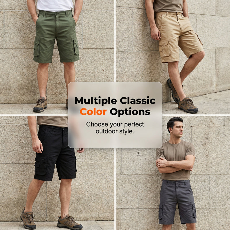 🩳【Get 50% off your second item】🏕️Men's Outdoor Cargo Shorts – Multi-Pocket & Breathable